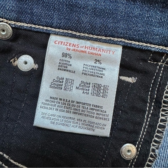 Citizens of Humanity Jeans Ava Low Rise Straight Leg by Revolve - Size 25 - Picture 10 of 16